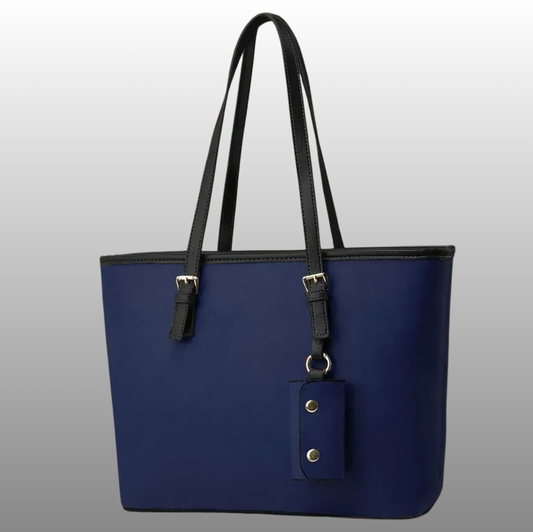 LEATHER PLAIN SHOULDER BAG