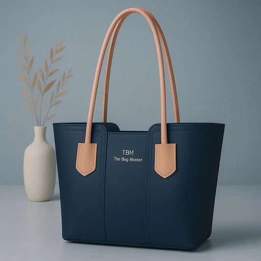 SYNTHETIC LEATHER TOTE BAG
