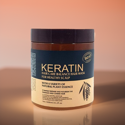 KERATIN HAIR MASK FOR FRIZZY DAMAGED HAIR