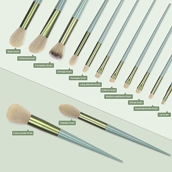 13 Pcs MAKEUP BRUSH SET SOFT HAIR
